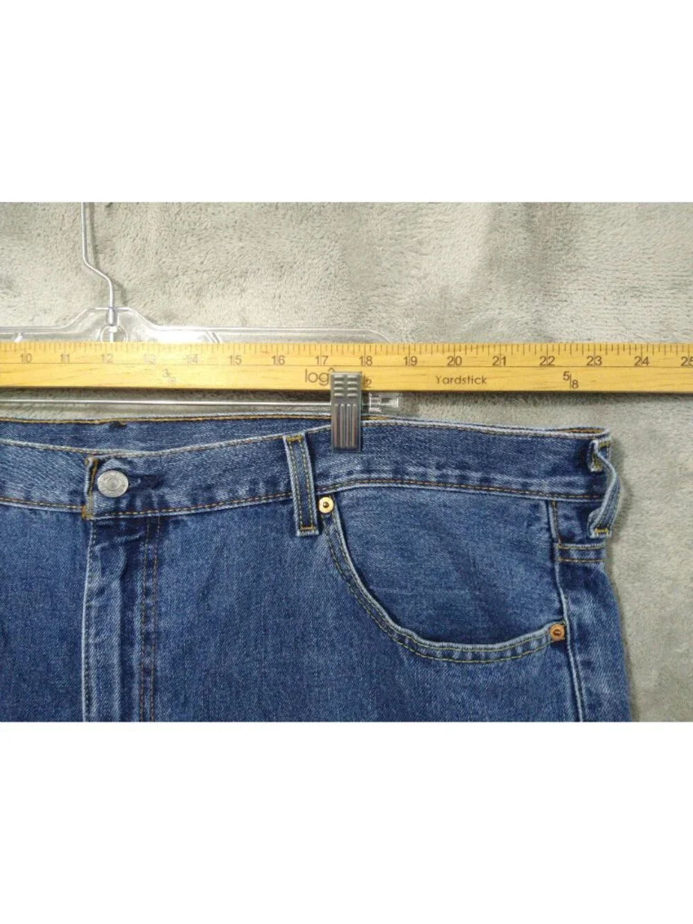 Levis 550 Jeans Mens 46x32 Blue Denim Relaxed Fit Taper Leg High Rise Lot of 2